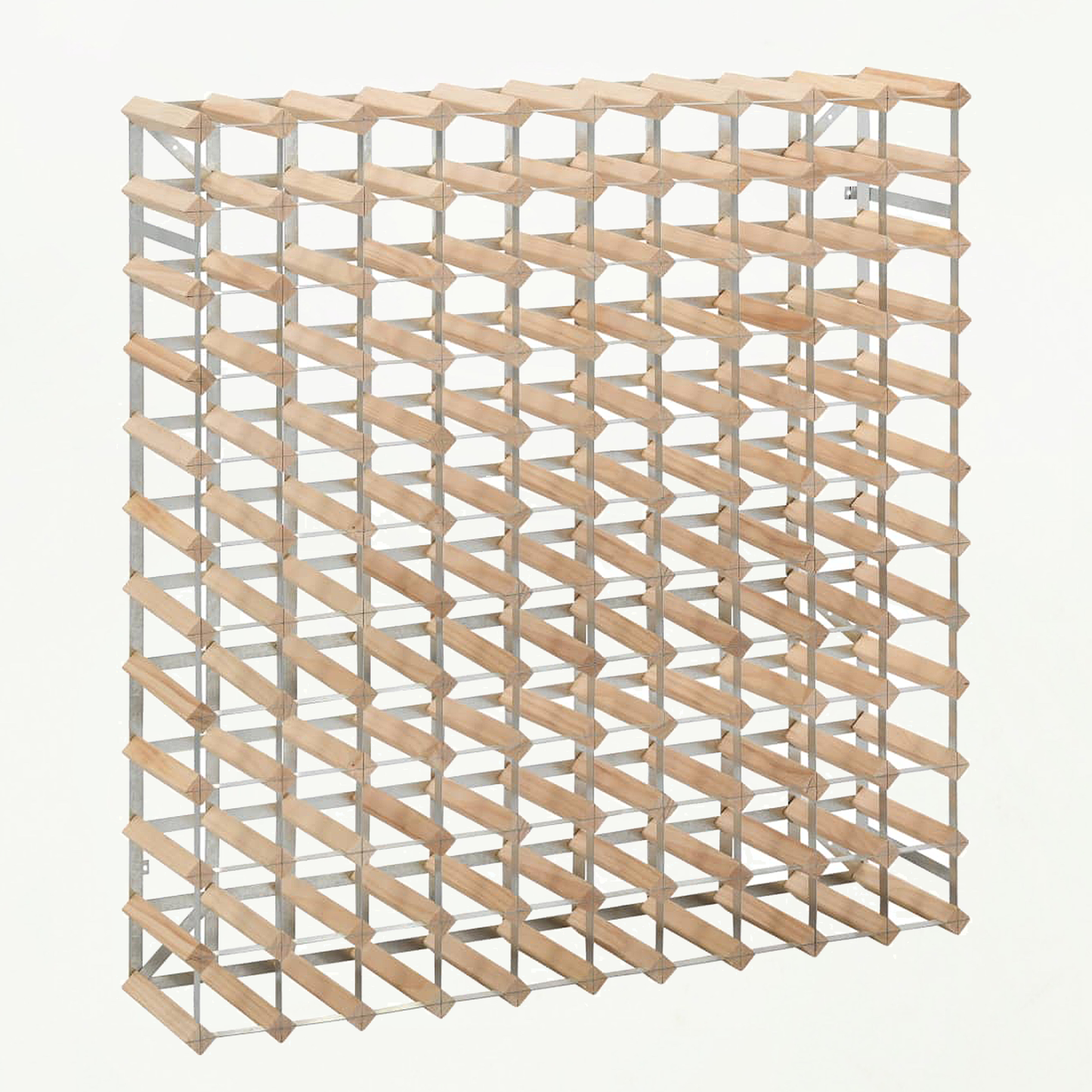 Wijnrek 120 Flessen Grenenhout