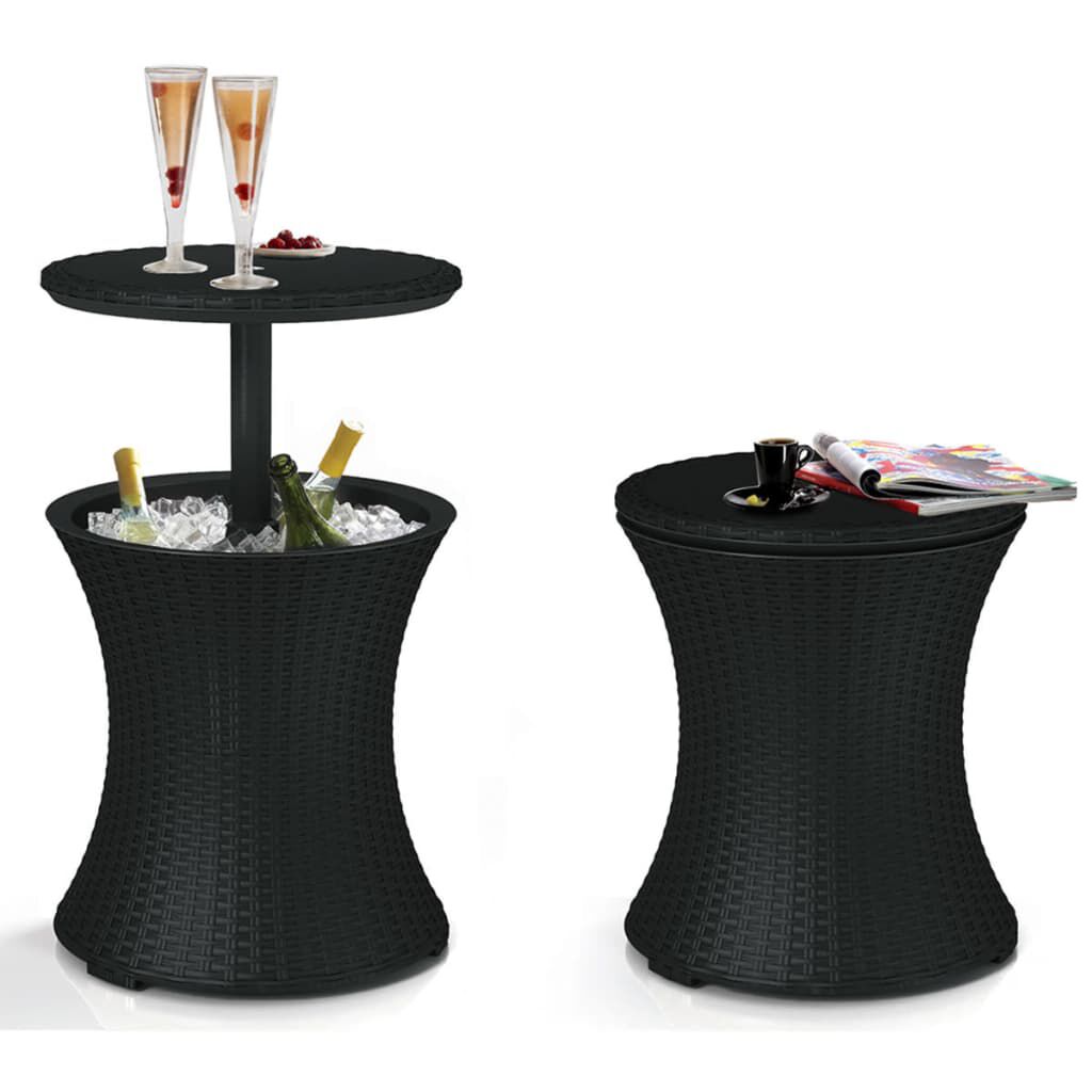 Keter Cool Bar Pacific Rattan antracietkleurig