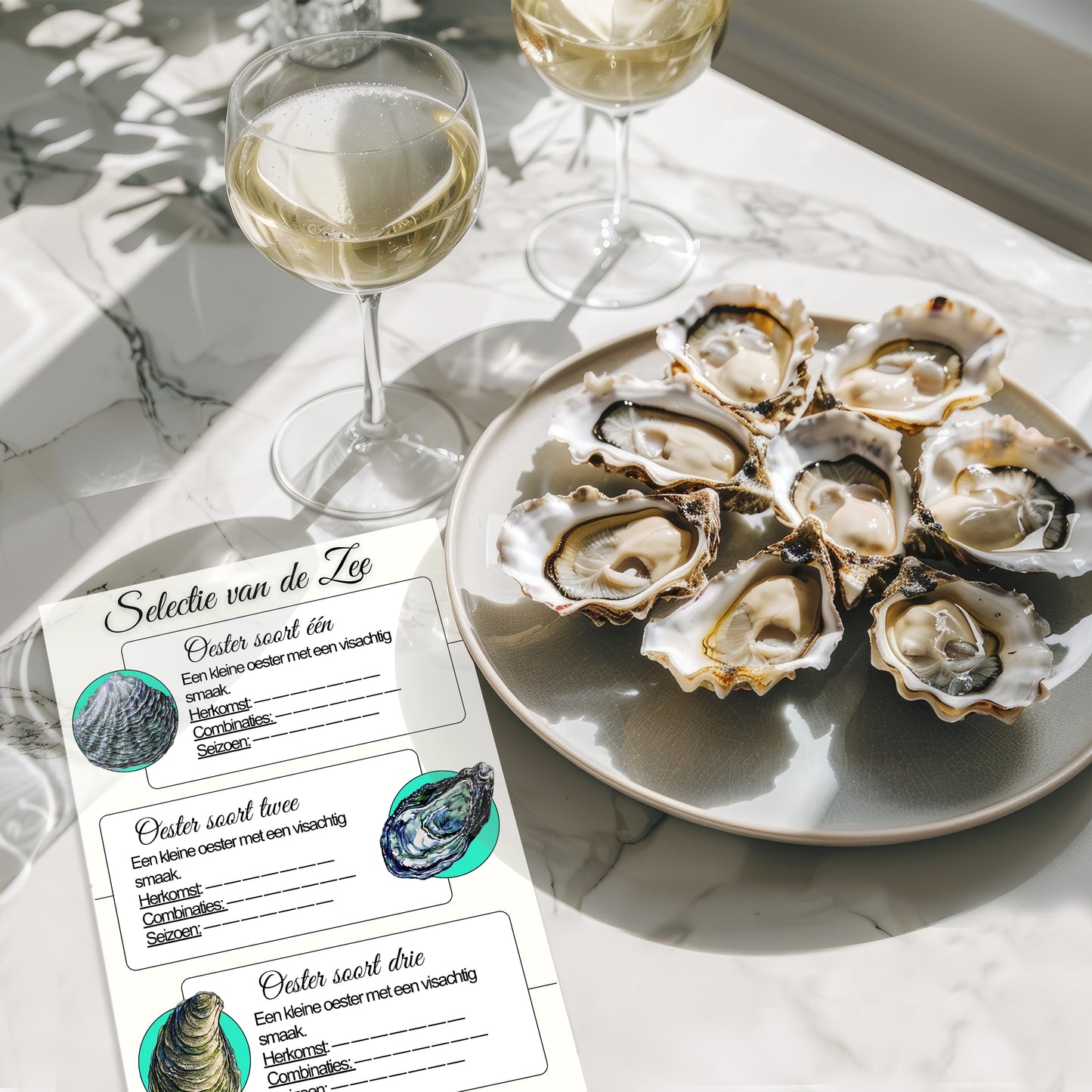 TEN® Oesterhandschoen - Veilig Openen van Oesters - Tenkitchen.store