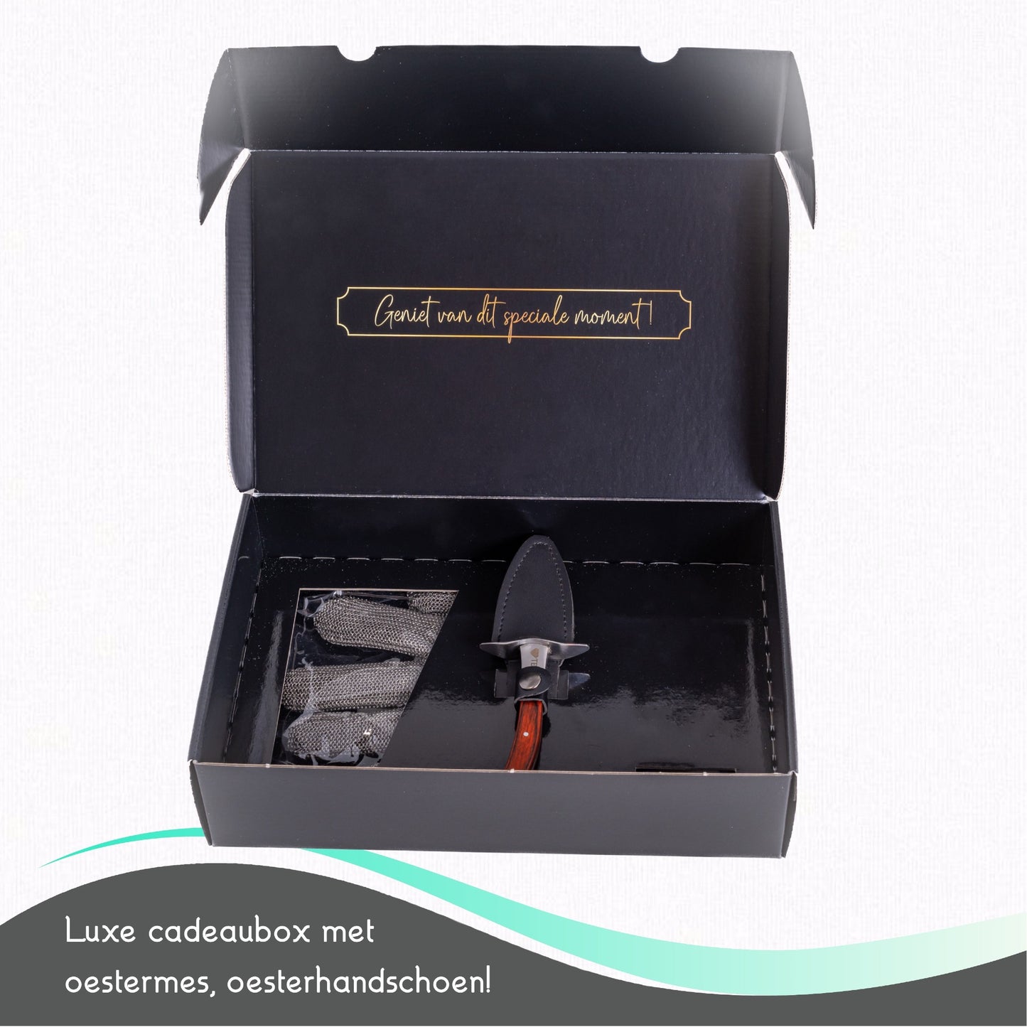 Anti snij handschoen - handschoen koken - Oesterhandschoen linkshandig - professionele oesterhandschoen - handschoen voor oesters - Oesterhandschoen metaal - oesterhandschoen aanbieding - Oysters - oyster