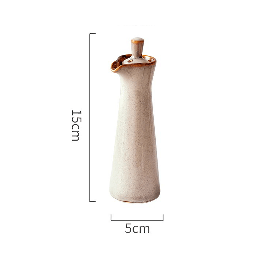 Keramische Olie‑ en Azijnfles