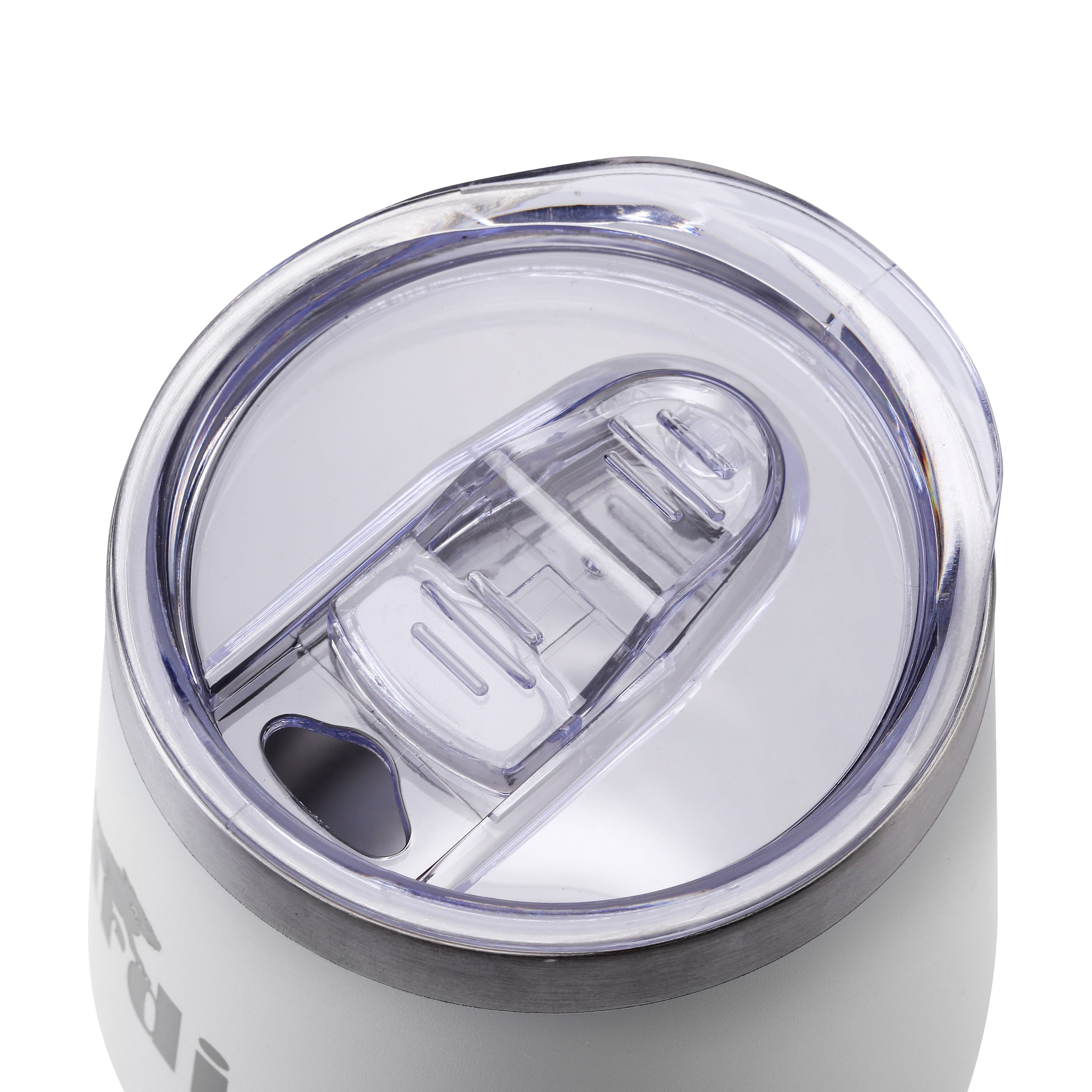 Bardi Thermosbekers 0,3L RVS wit set -  incl. deksels - dubbelwandig