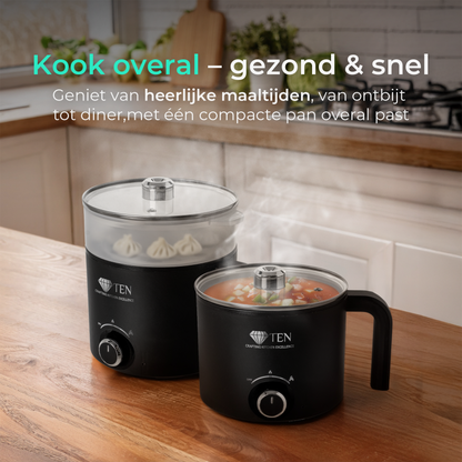 TEN® - Mini Soepmaker/Hotpot 1.8L -200W/600W