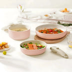 Keramische Pannenset - Blush Pink