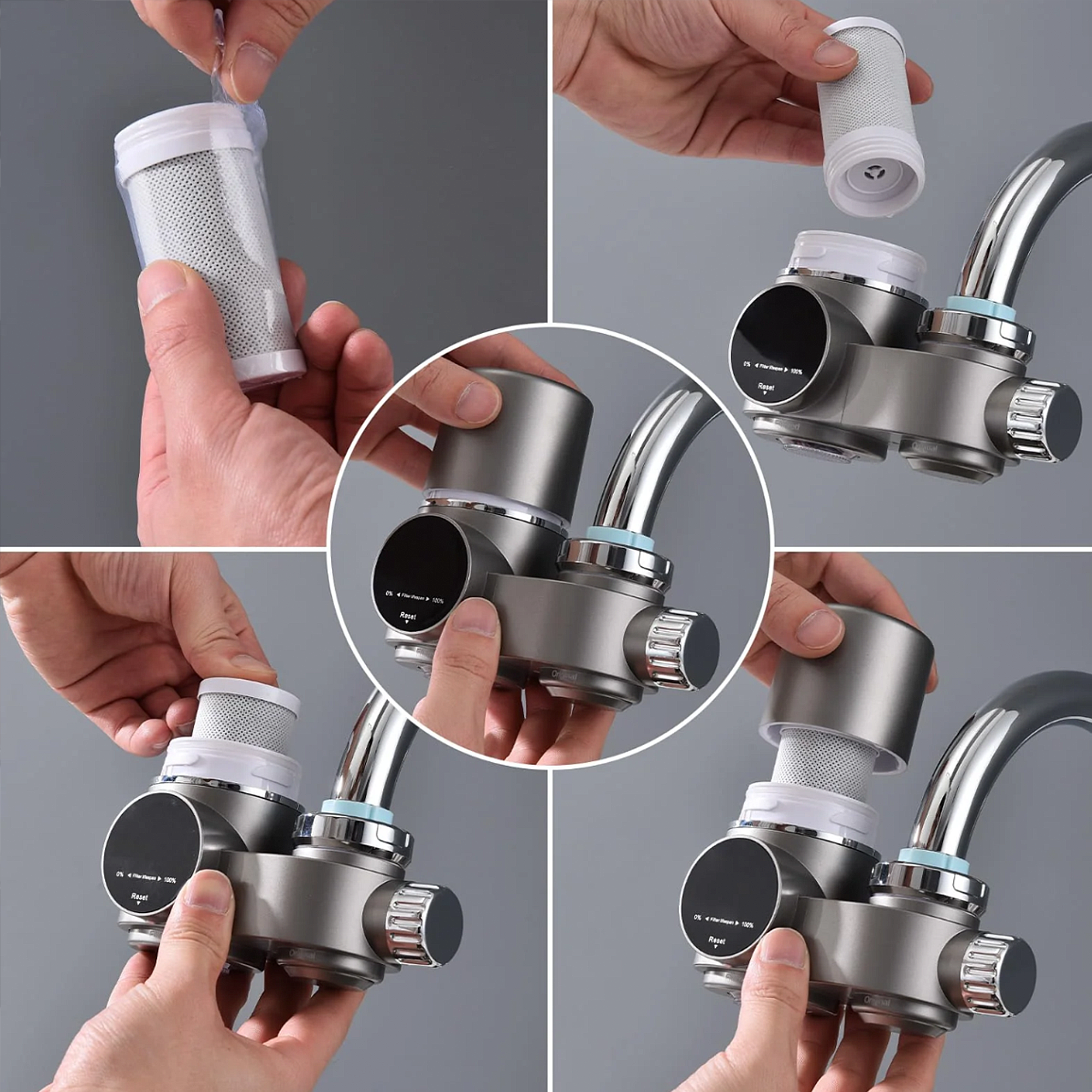 Kraanwaterfilter Met LED Scherm - Tenkitchen.store