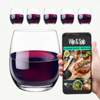 TEN® - Wijnglas zonder Voet 390ML - Wijn Drinken - Tenkitchen.store
