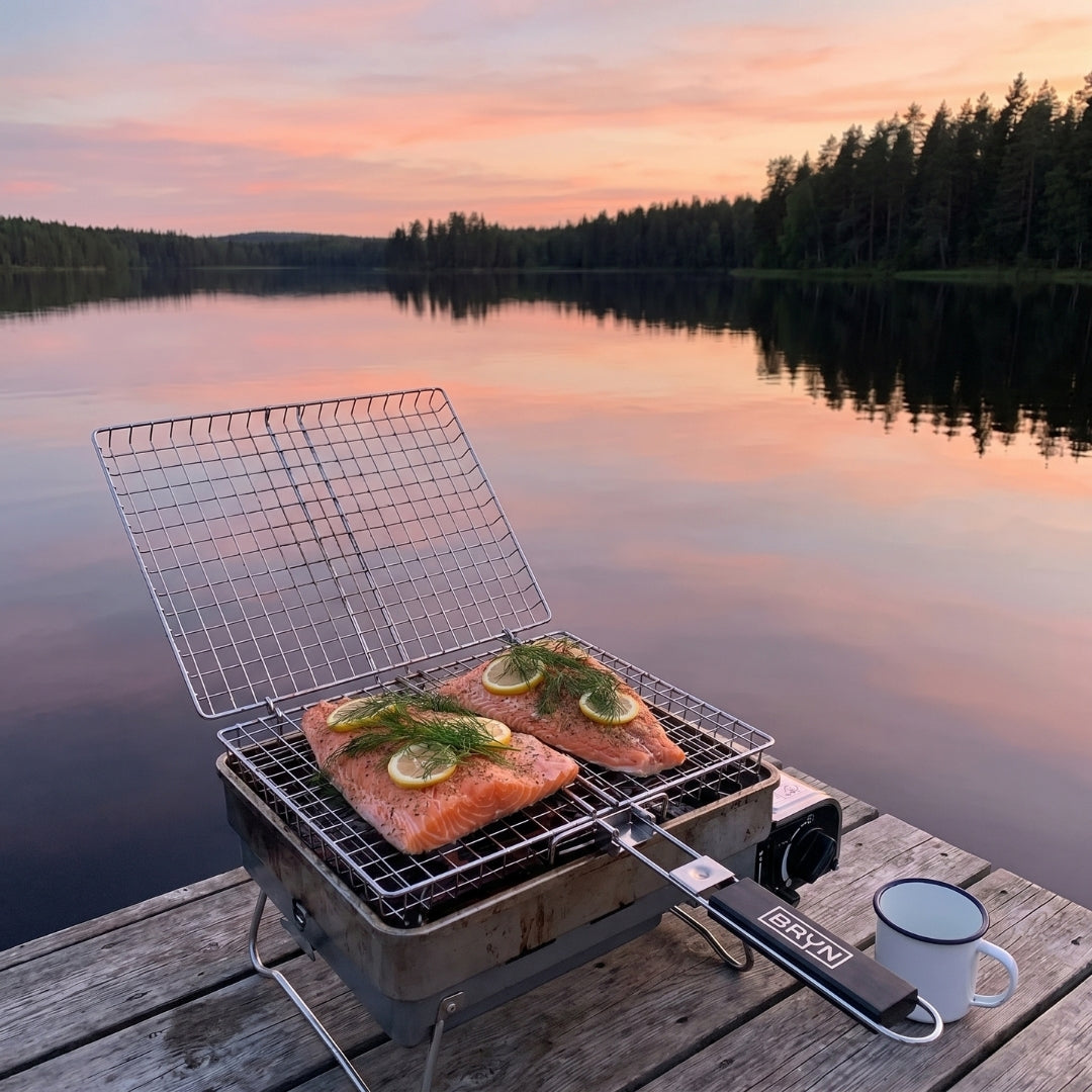 Platte Grillmand