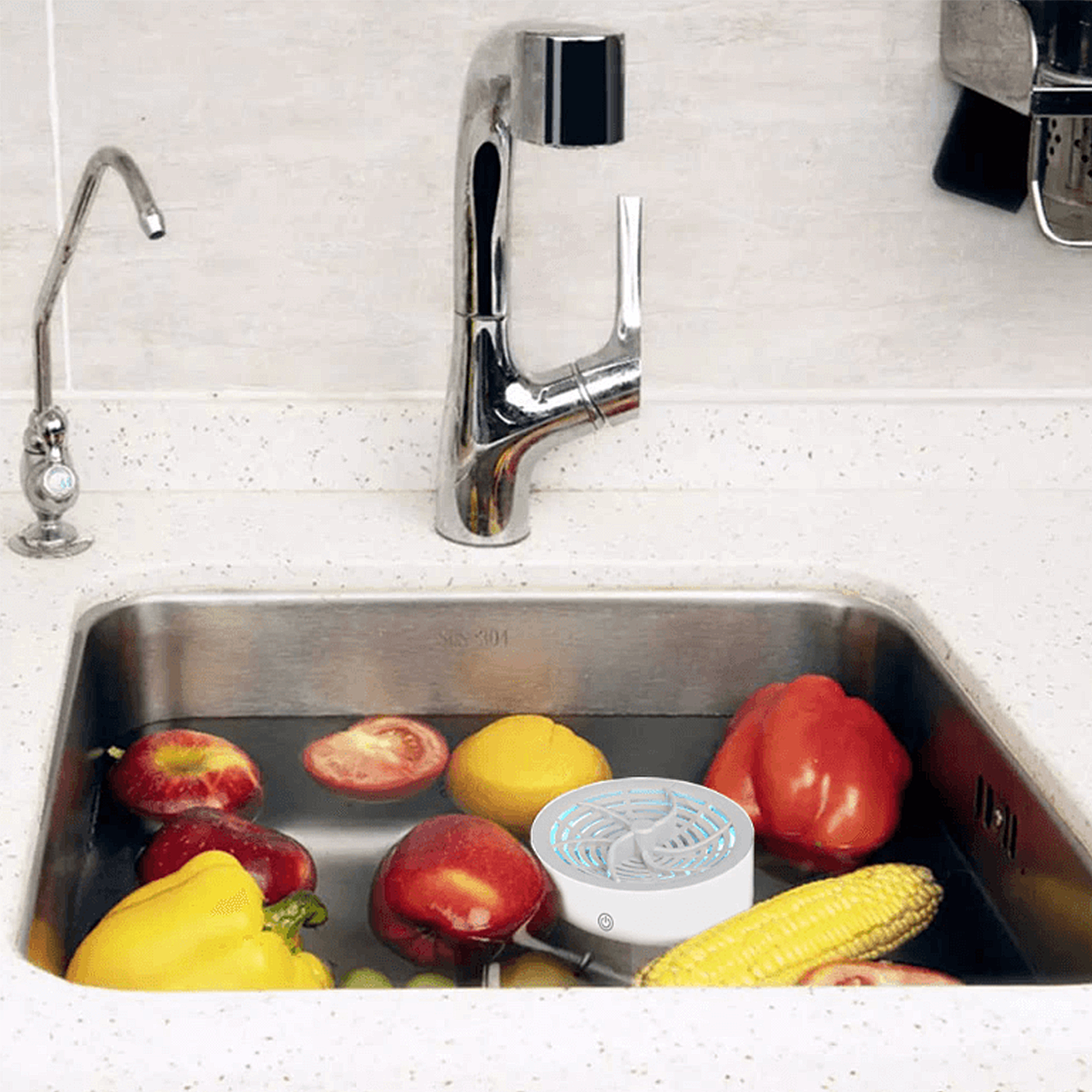 Elektrische Voedselreiniger voor Groente en Fruit - Tenkitchen.store