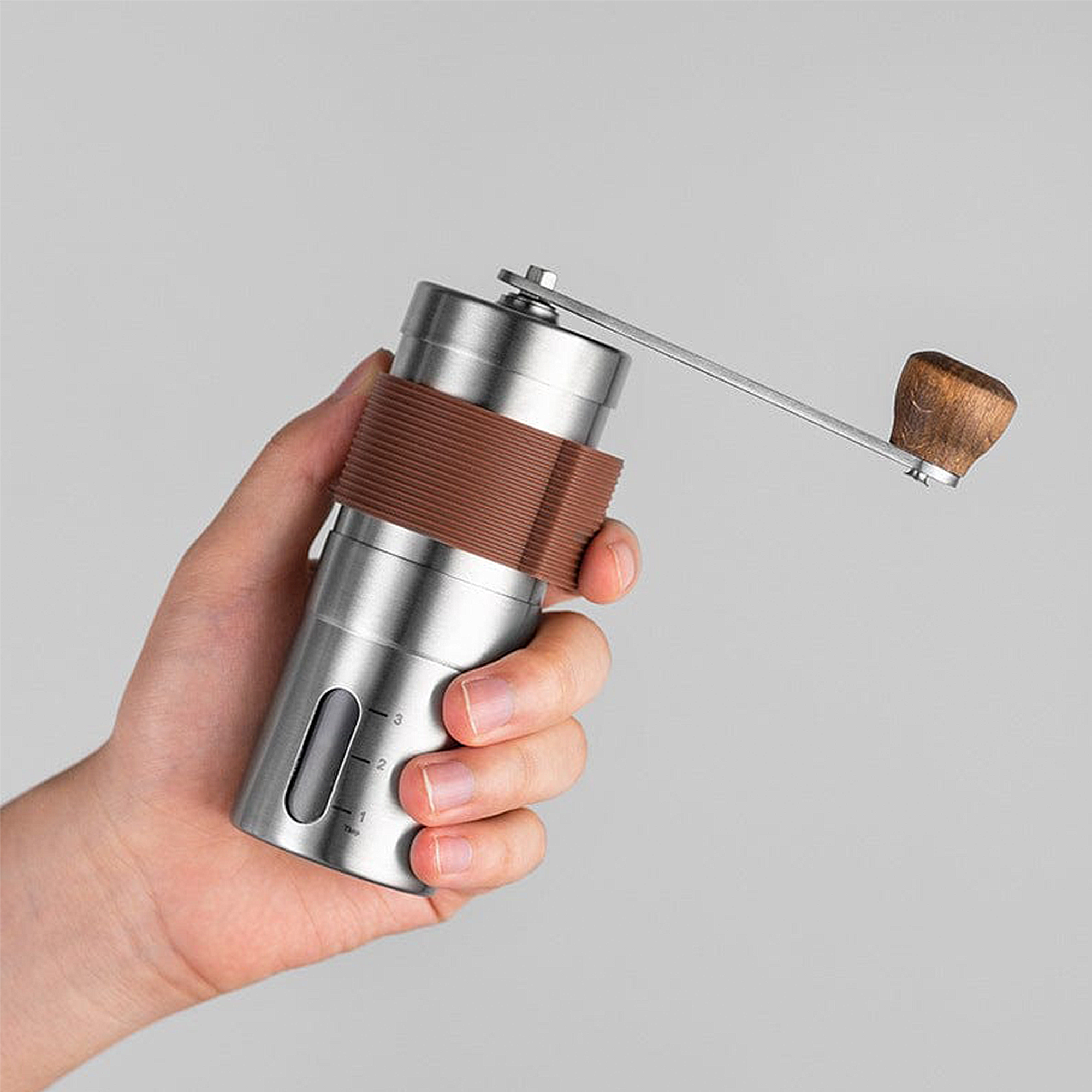 Handmatige Koffiemolen Met Keramische Maalschijven - Tenkitchen.store