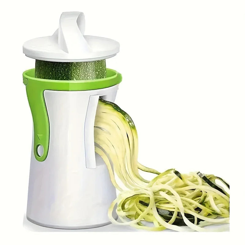 Groente spiralizer | Handmatige spiraalsnijder met opvangbak