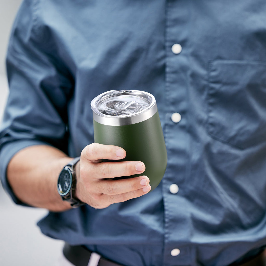 Bardi Thermosbekers 0,3L RVS groen set -  incl. deksels - dubbelwandig