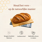 TEN® Broodzakken van 100% katoen met bijenwas