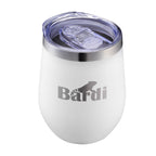 Bardi Thermosbekers 0,3L RVS wit set -  incl. deksels - dubbelwandig