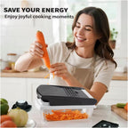 15-in-1 Vegetable Slicer Dicer, 7 Blades Kitchen Chopper