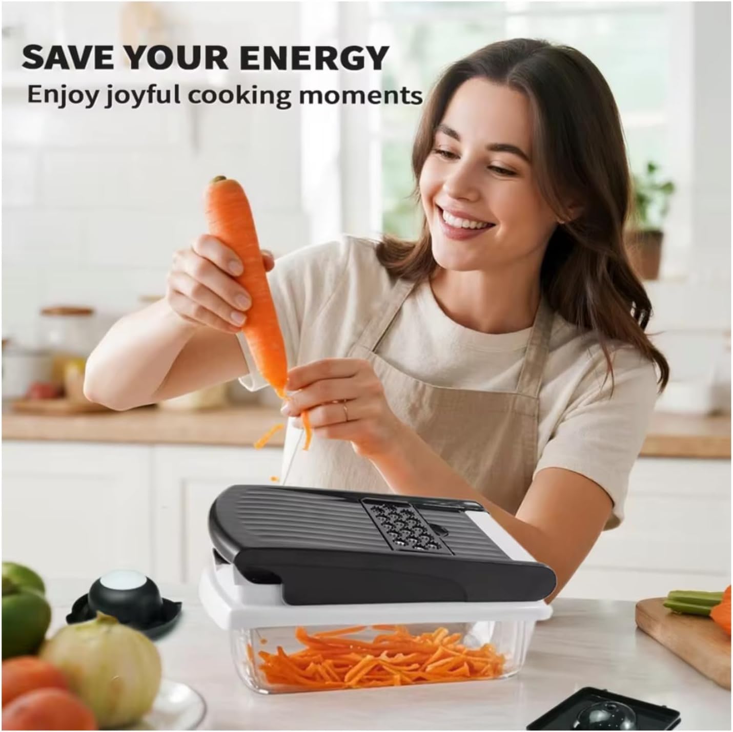 TEN® Multifunctionele Groentesnijder 15-in-1