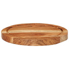 Hakblok Ø 25x2,5 cm massief acaciahout - Tenkitchen.store