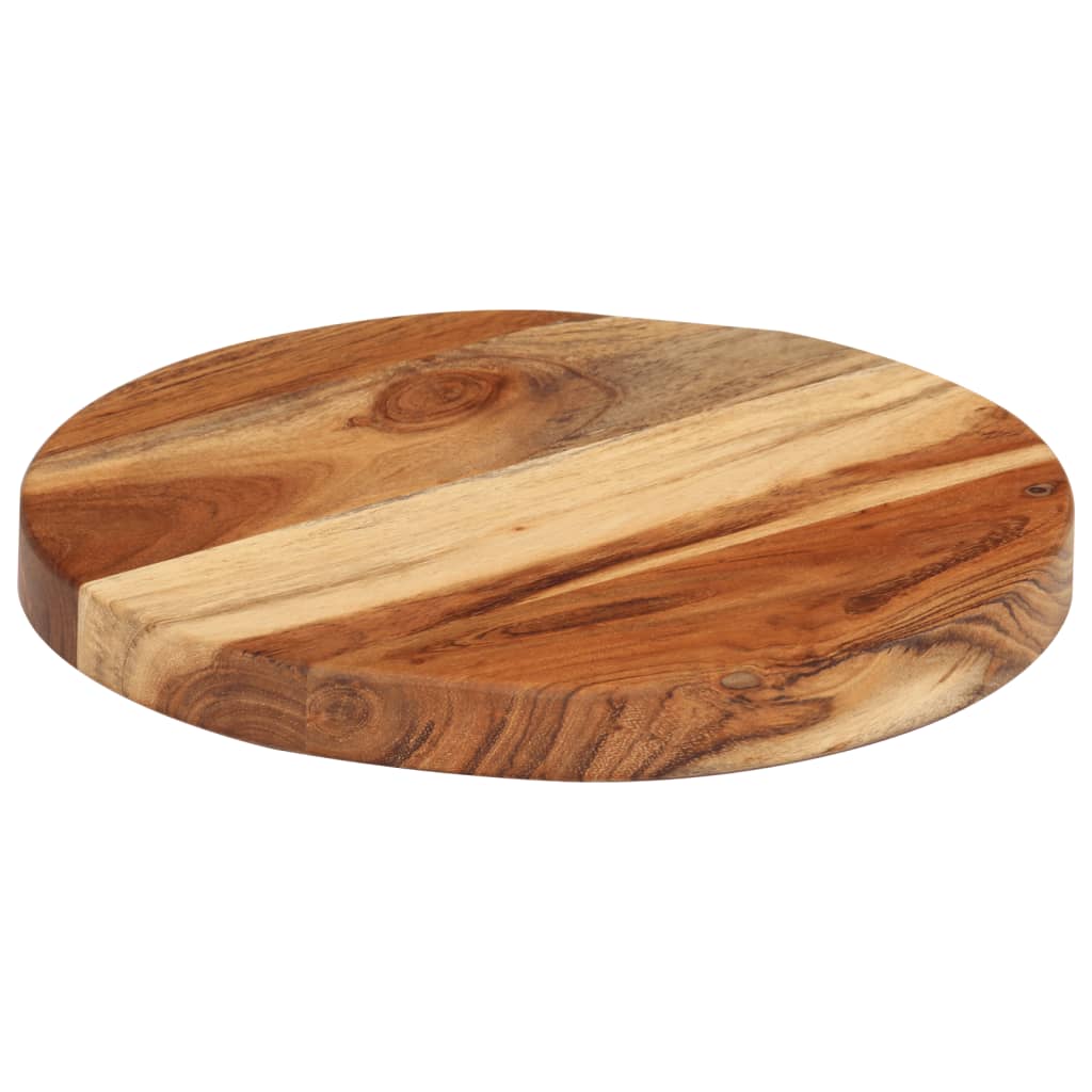 Hakblok Ø 25x2,5 cm massief acaciahout - Tenkitchen.store