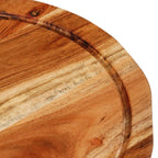 Hakblok Ø 25x2,5 cm massief acaciahout - Tenkitchen.store