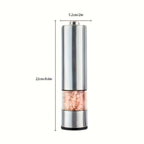 SpiceGlow Duo – Elektrische Peper- en Zoutmolen Set met LED en Instelbare Maalgraad