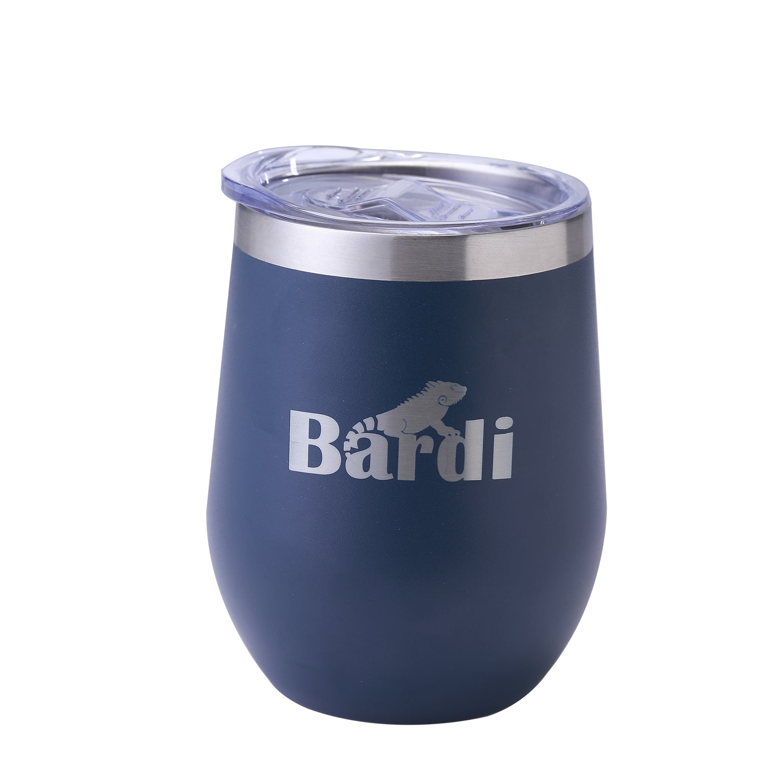 Bardi Thermosbekers 0,3L RVS blauw set -  incl. deksels - dubbelwandig