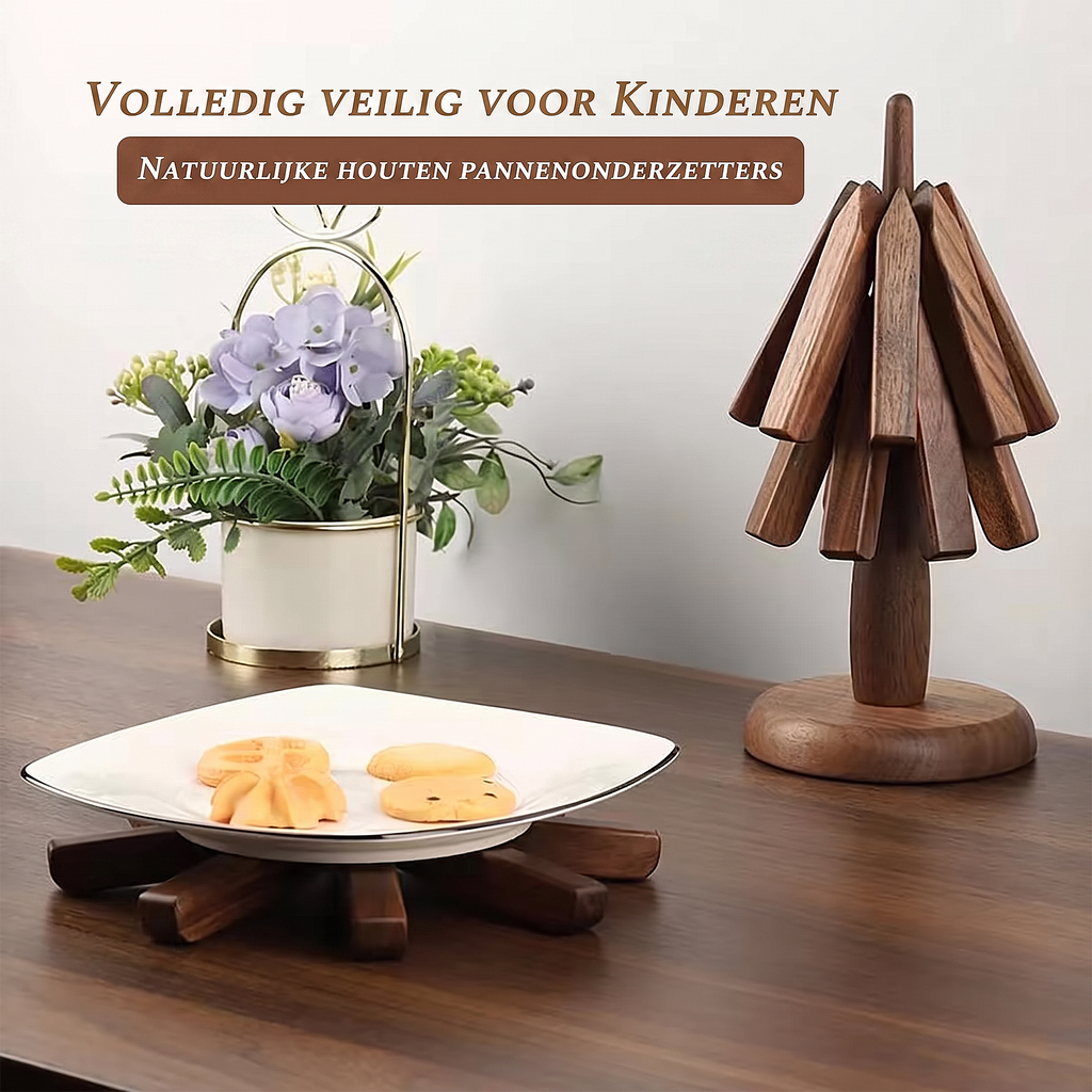 Onderzetters Met Houder/ Pannenonderzetter
