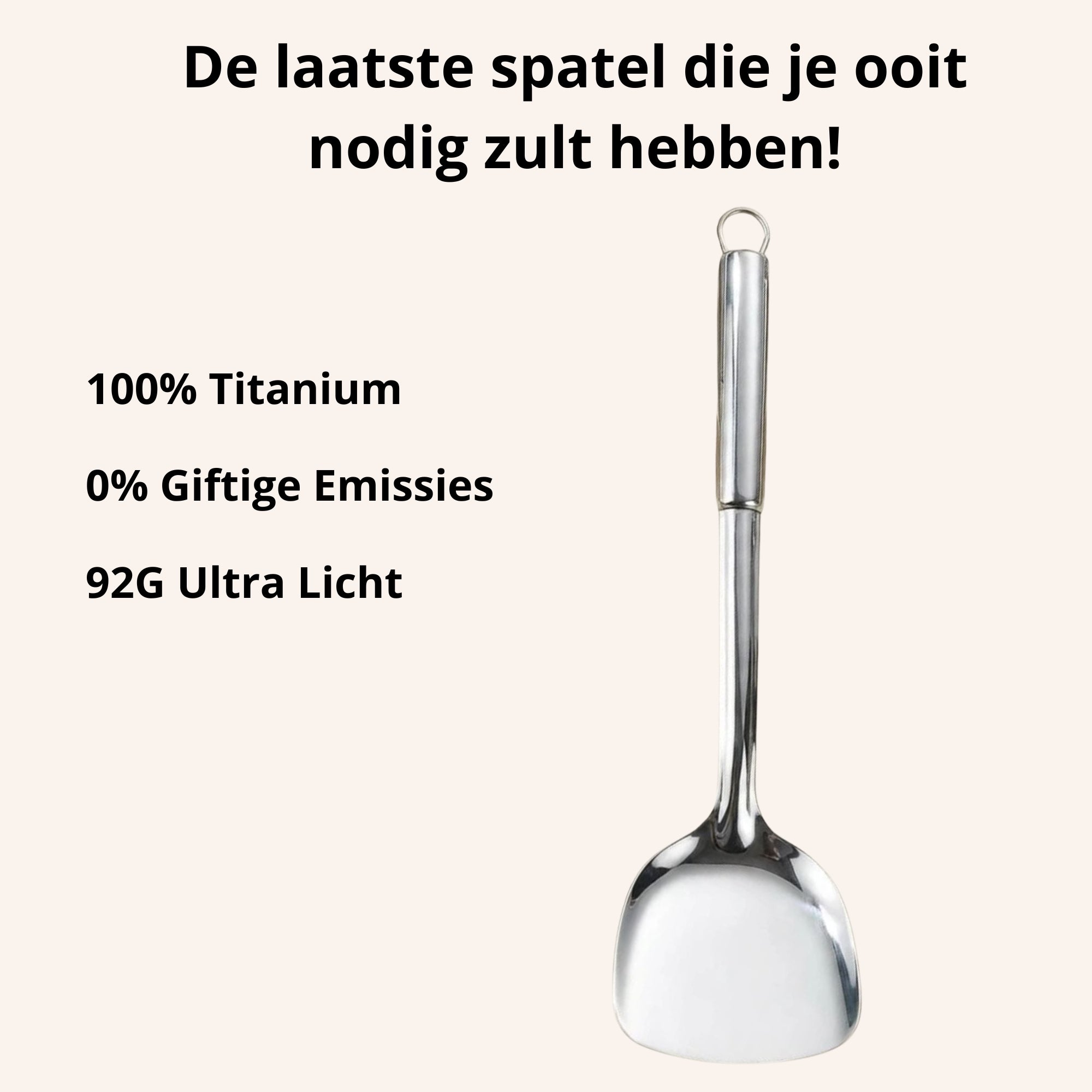 Titanium gehamerde pan Pro Duo