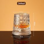 TEN® Draaiend kristallen whiskyglas
