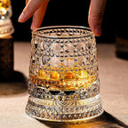 TEN® Draaiend kristallen whiskyglas