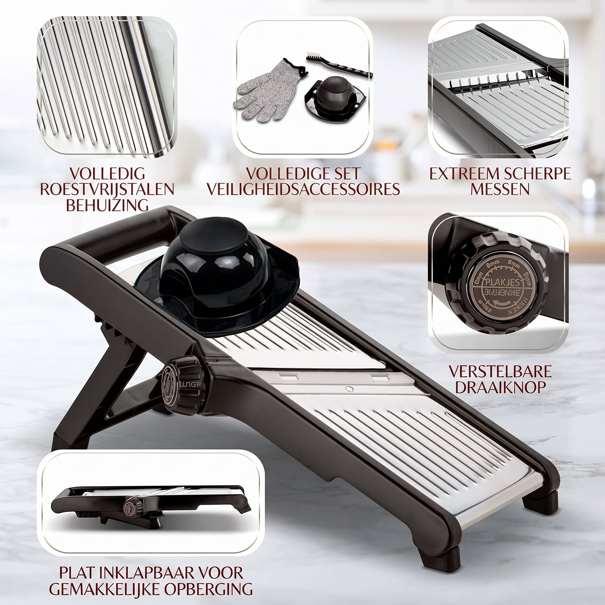 TEN® Mandoline Groentesnijder - Tenkitchen.store