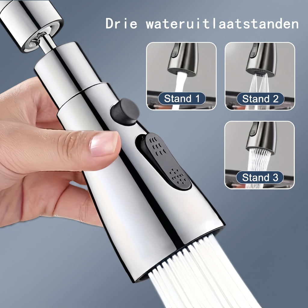 TEN® 360° Roterende Kraanverlenger met 3 Waterstanden - Tenkitchen.store