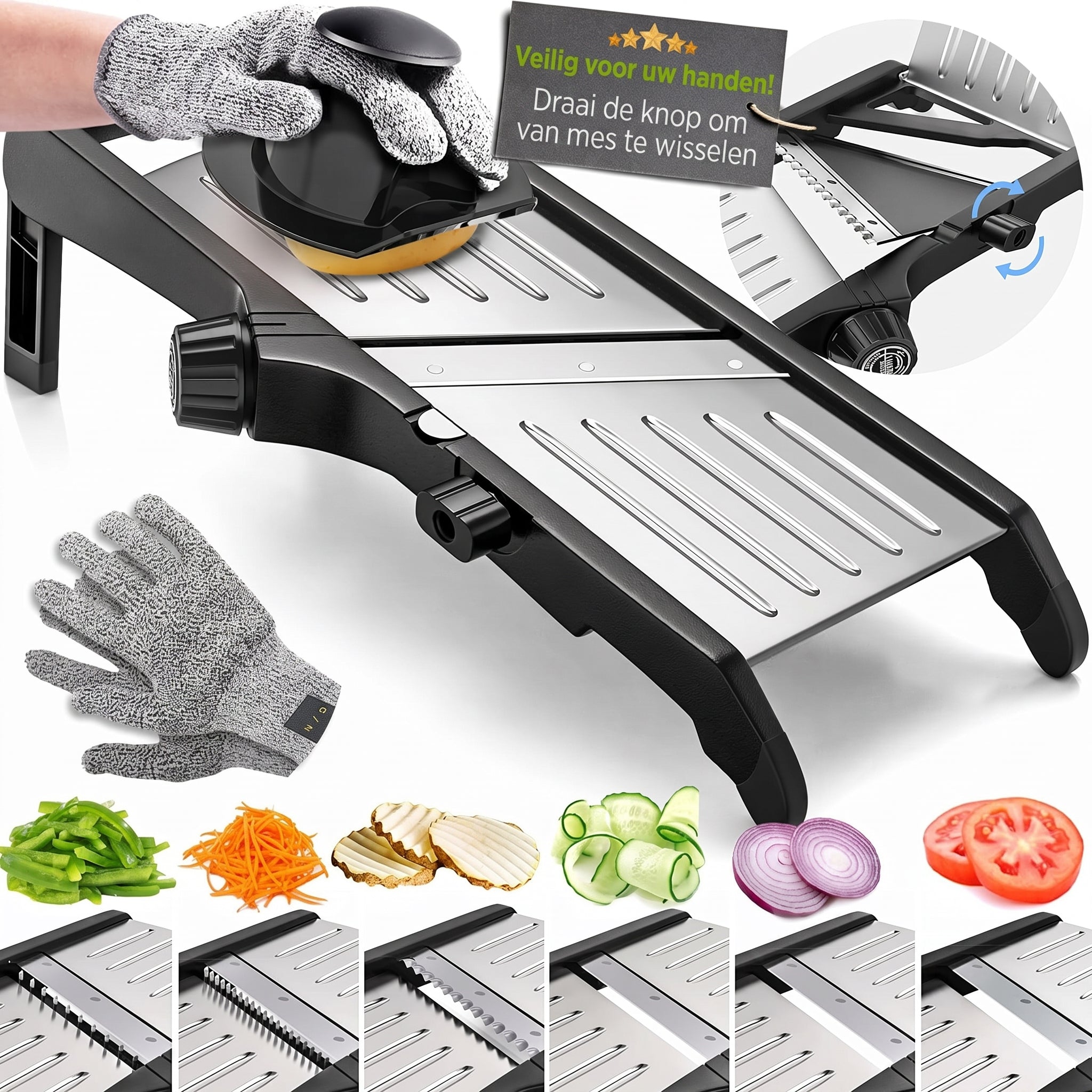 TEN® Mandoline Groentesnijder - Tenkitchen.store