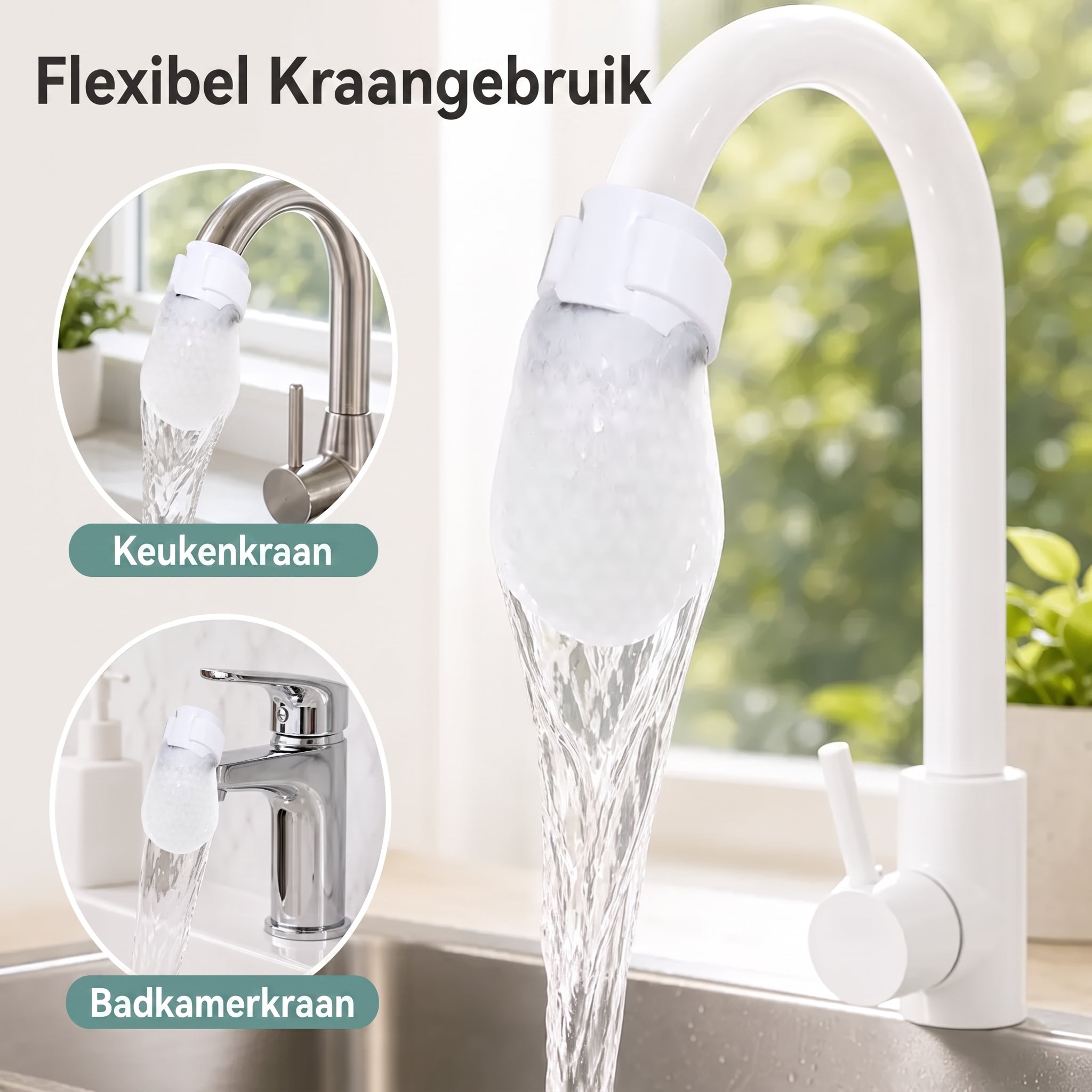 50 katoenen filterzakjes voor eenmalig gebruik, katoenen kraanfilterzakjes met 10 bevestigingsbandjes 💧 - Tenkitchen.store