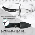 Infographic hoe maak je oesters open