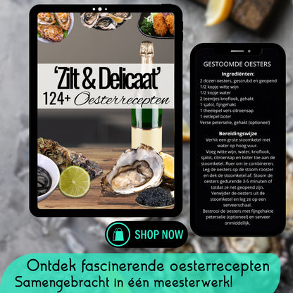 TEN® - Giftbox Zwart - Oestermes & Handschoen - Tenkitchen.store