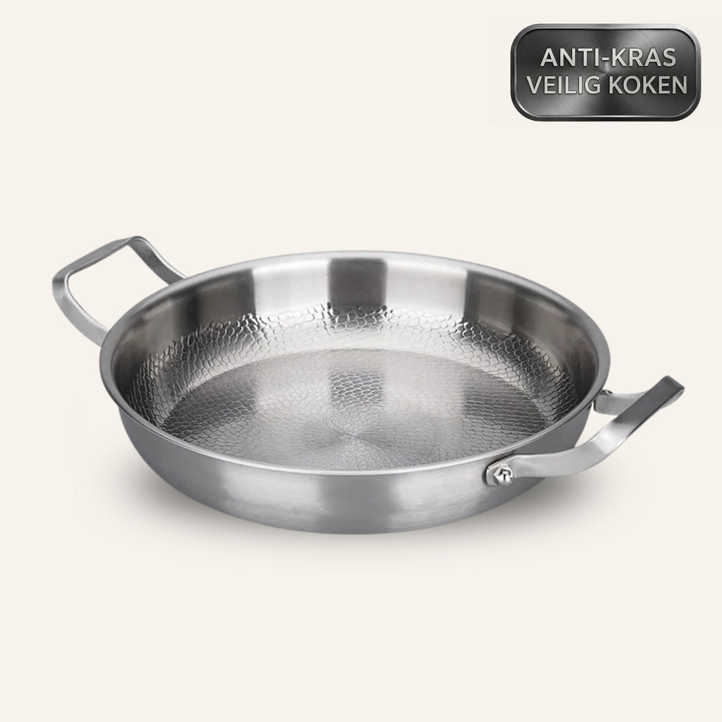 Titanium Sauteerpan met Twee Grepen