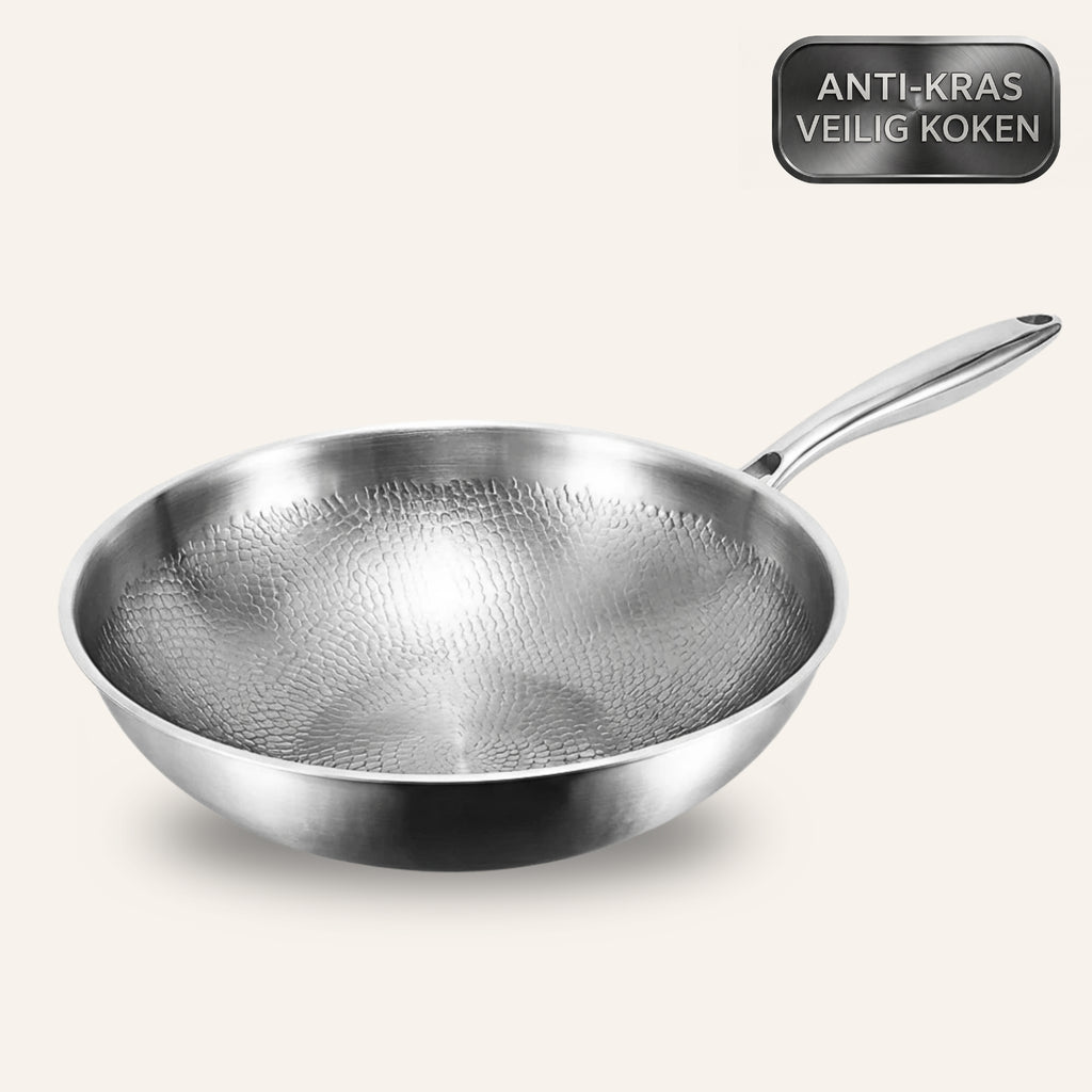 Gehamerde Titanium Wokpan