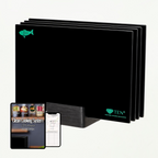 TEN® - Glazen Snijplankenset met Houder - Tenkitchen.store