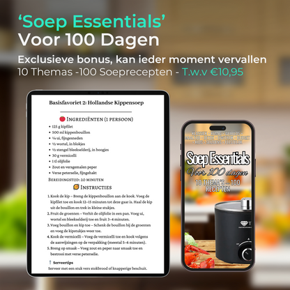 TEN® - Mini Soepmaker/Hotpot 1.8L -200W/600W
