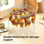 Air Fryer Skewer Rack, Round Grill with Stainless Steel🍢