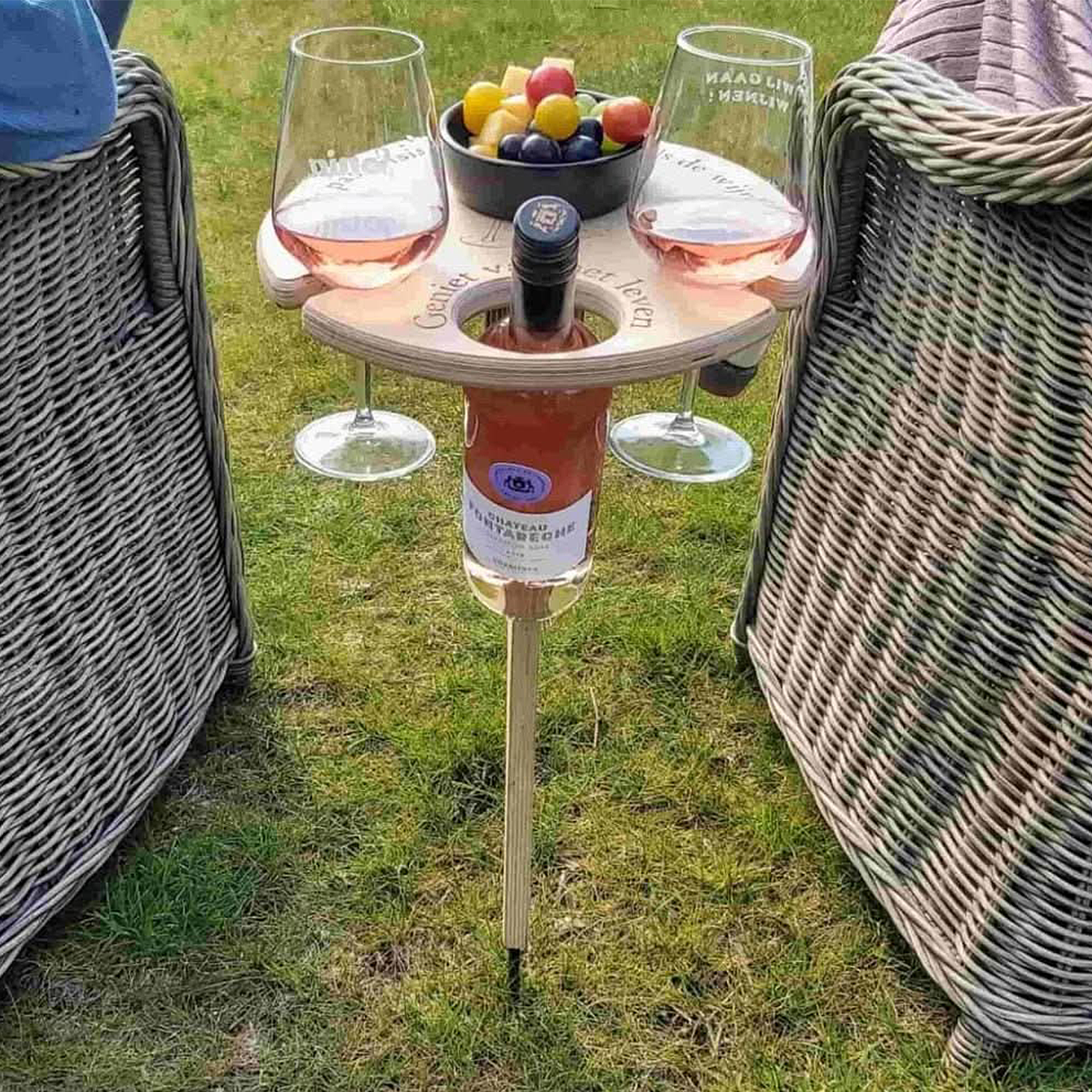 Draagbare Wijntafel Voor Buitenmomenten