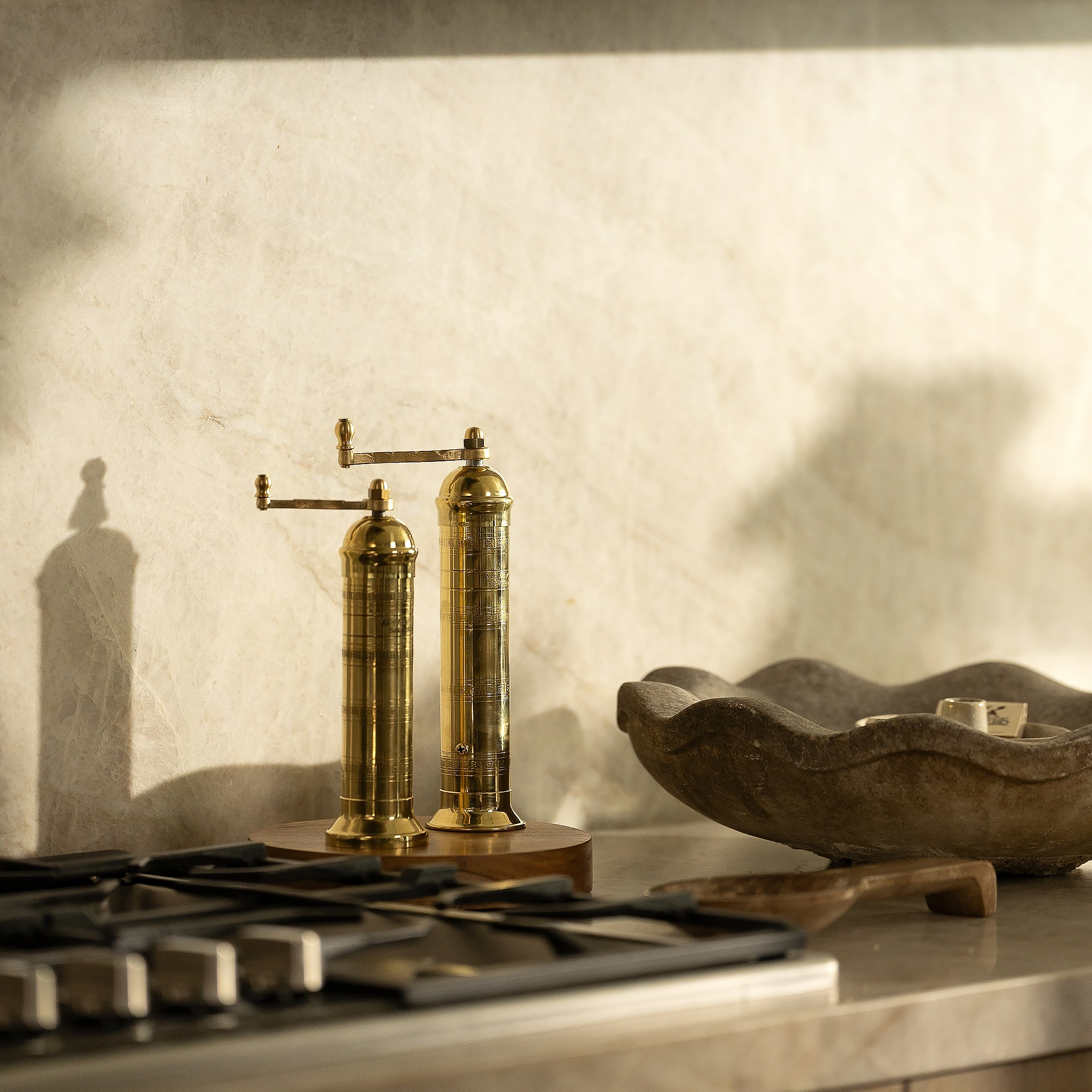 Griekse peper- en zoutmolens, set van 2 - Tenkitchen.store