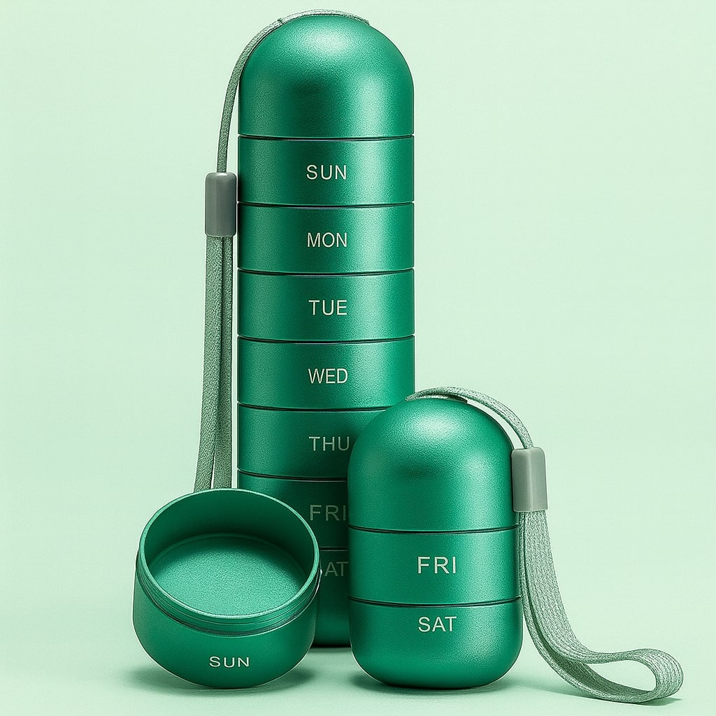 TEN® Opbergdoos met 7 Vakken van Aluminium - Tenkitchen.store