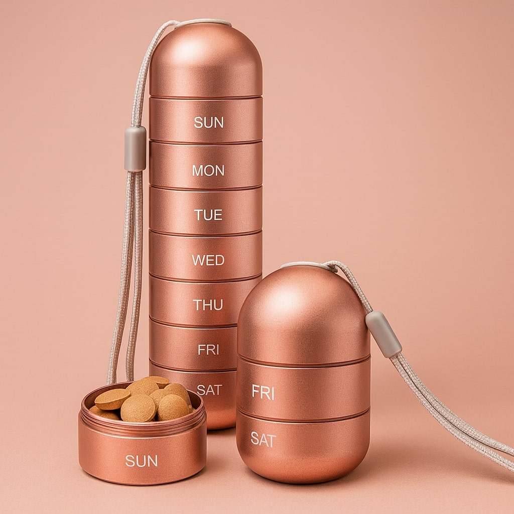 TEN® Opbergdoos met 7 Vakken van Aluminium