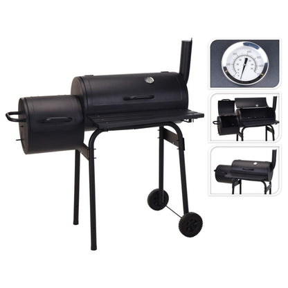 ProGarden Smoker Grill Zwart