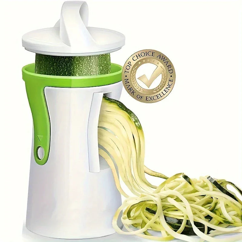Groente spiralizer | Handmatige spiraalsnijder met opvangbak