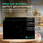 TEN® - Glazen Snijplankenset met Houder - Essential set