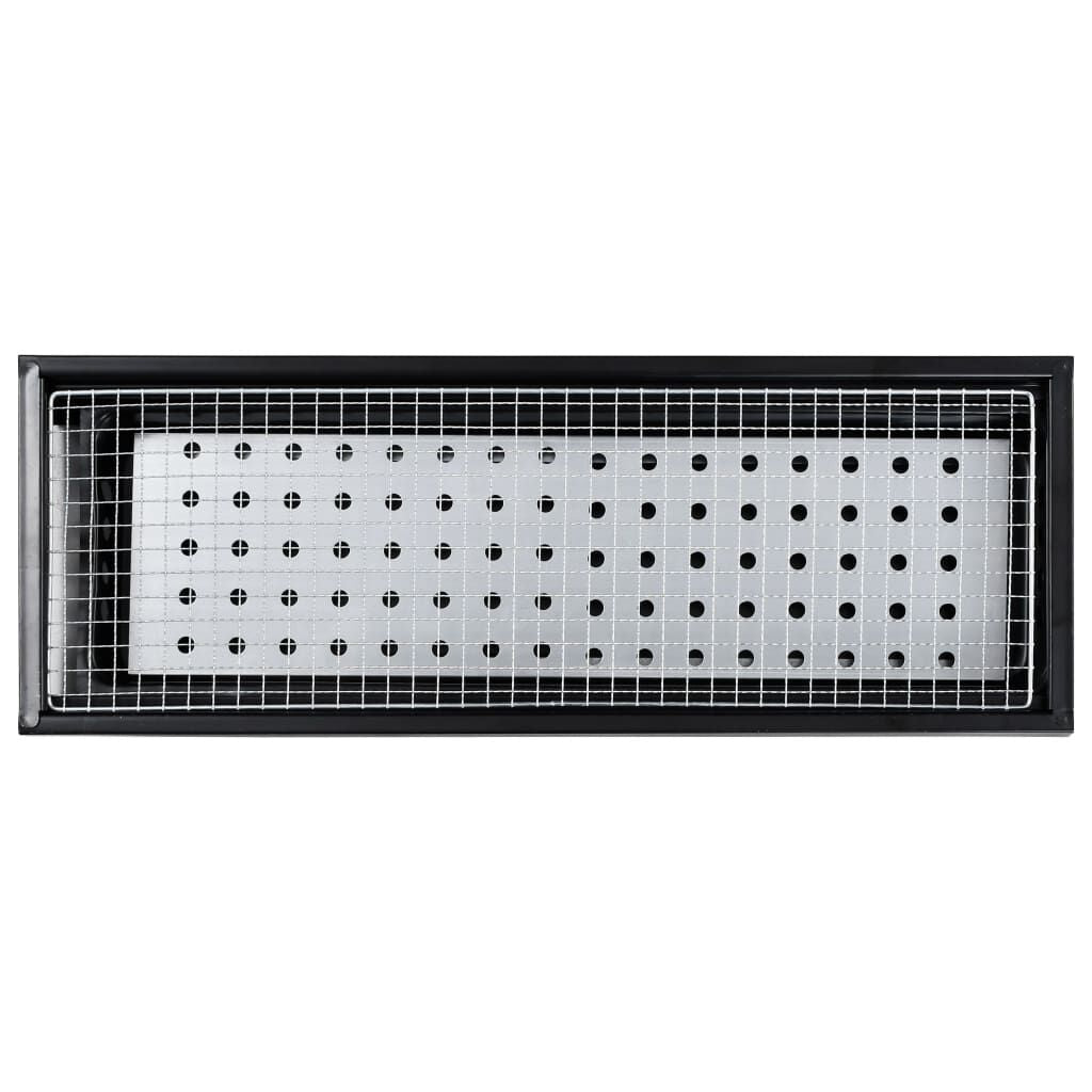 Campinggrill draagbaar 60×22,5×33 cm staal