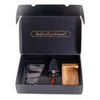 TEN® Giftbox Bruin - Oestermes & Handschoen + Oesterhouder - Tenkitchen.store