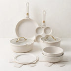 Keramische Pannenset – Gouden Details