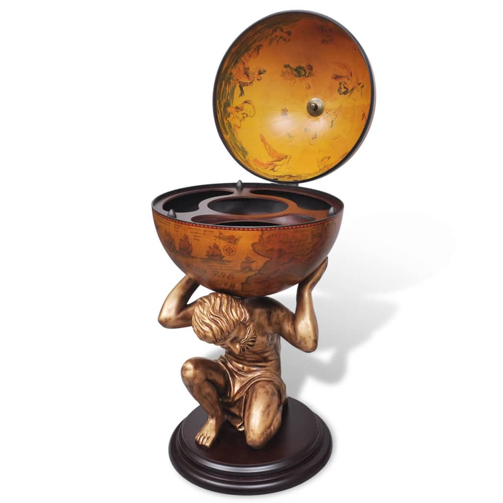 Globebar Atlas 42x42x85 cm - Wereldbol Drankkast - Tenkitchen.store